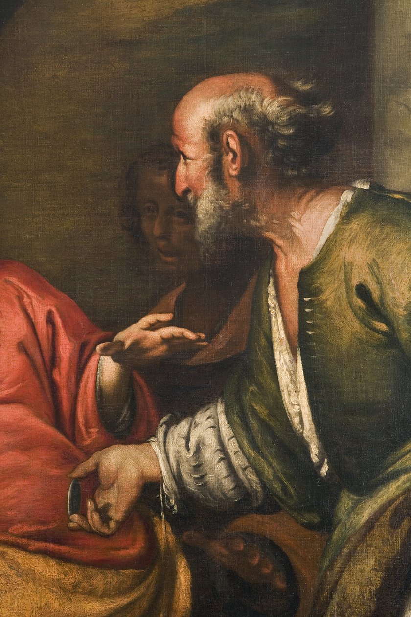 The Tribute Money, ok. 1631, fragment 3496129 autorstwa Bernardo Strozzi