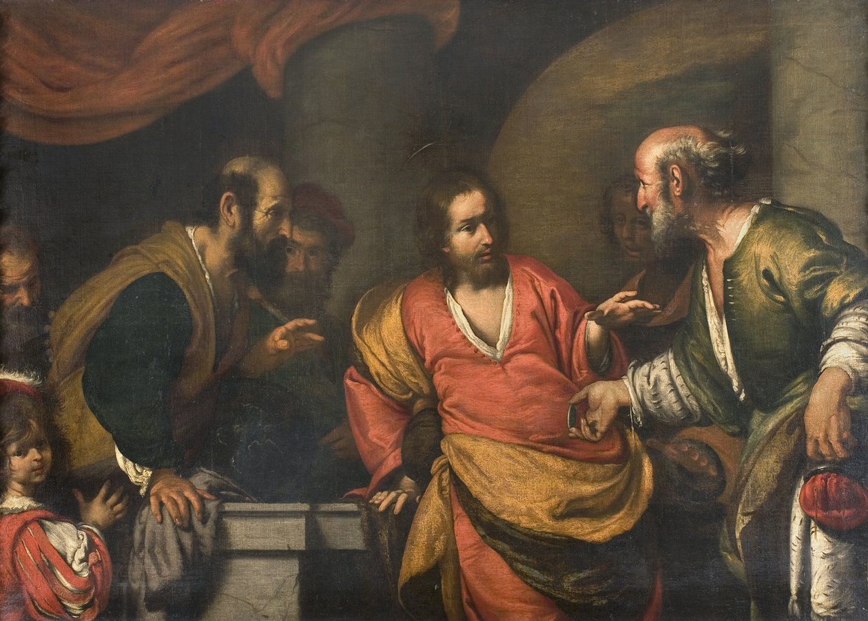 Pieniądze w hołdzie, ok. 201 1631 autorstwa Bernardo Strozzi