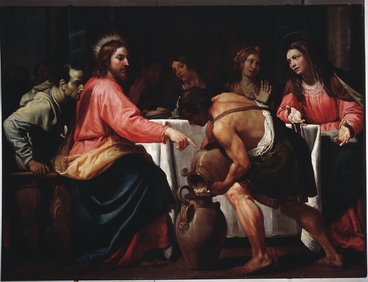 Wesele w Kanie (olej na płótnie) autorstwa Bernardo Strozzi