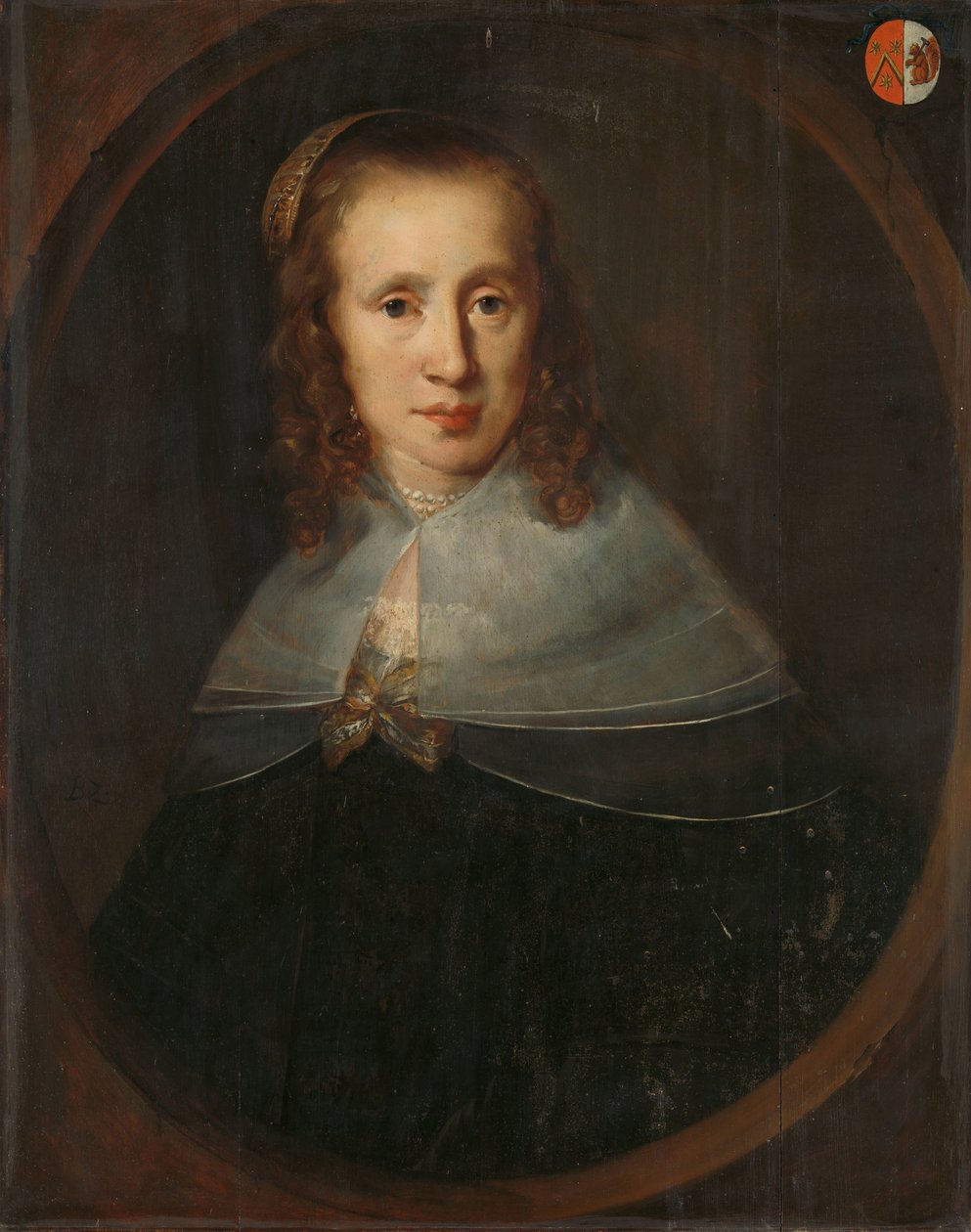 Portret Digna de Maets. Pierwsza żona François Leydecker autorstwa Bernardus Swaerdecroon