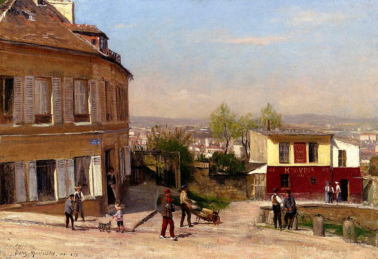 Montmartre, 1875 autorstwa Berndt Lindholm