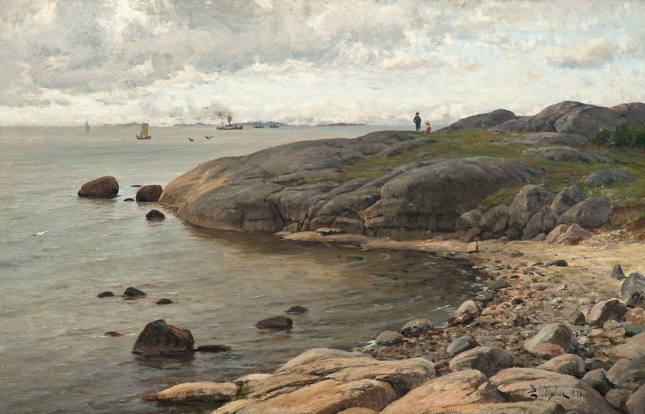 Widok na wybrzeże autorstwa Berndt Lindholm
