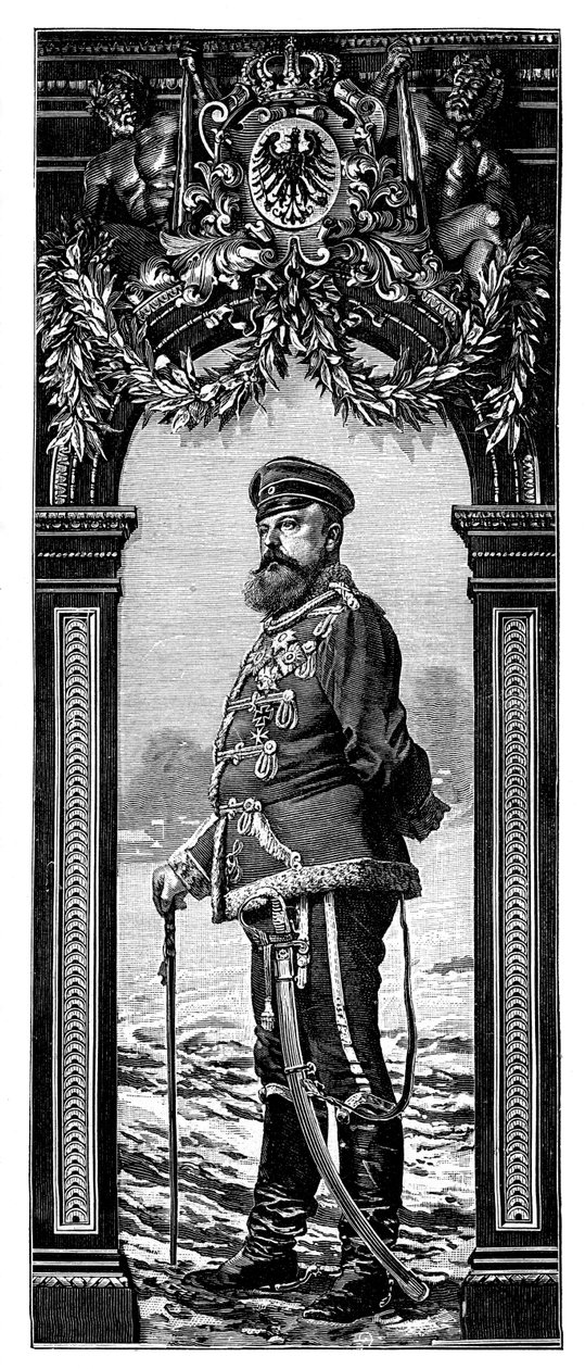 Książę Fryderyk Karol Pruski, 1900. autorstwa Berner
