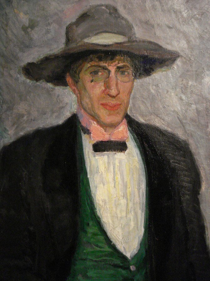 Portret Nikołaja Astrupy autorstwa Bernhard Folkestad