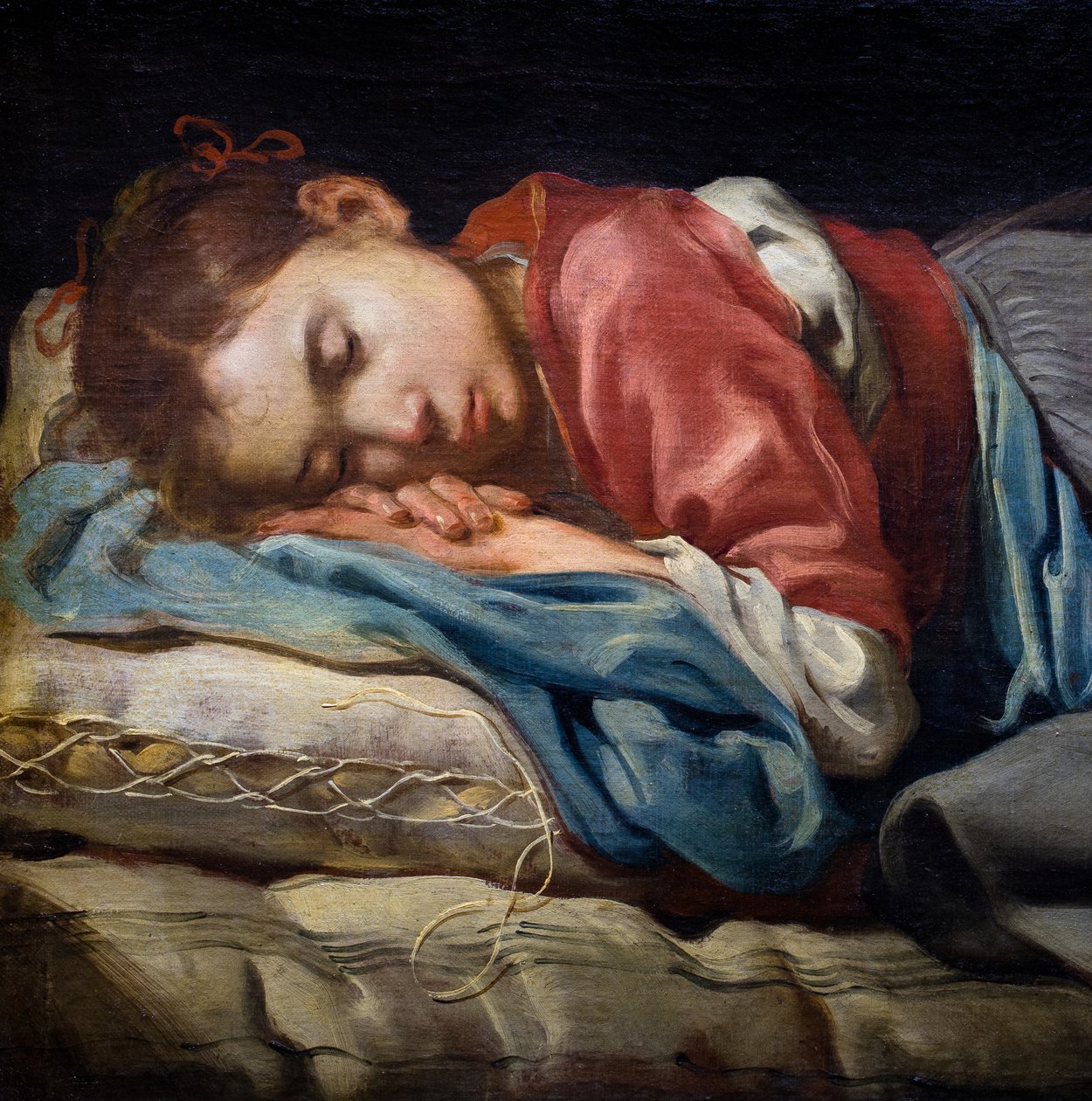 Śpiąca dziewczyna autorstwa Bernhard (fl.1624 87) Keil