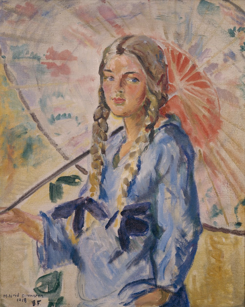 Mildred z Parasol autorstwa Bernhard Dorotheus Folkestad