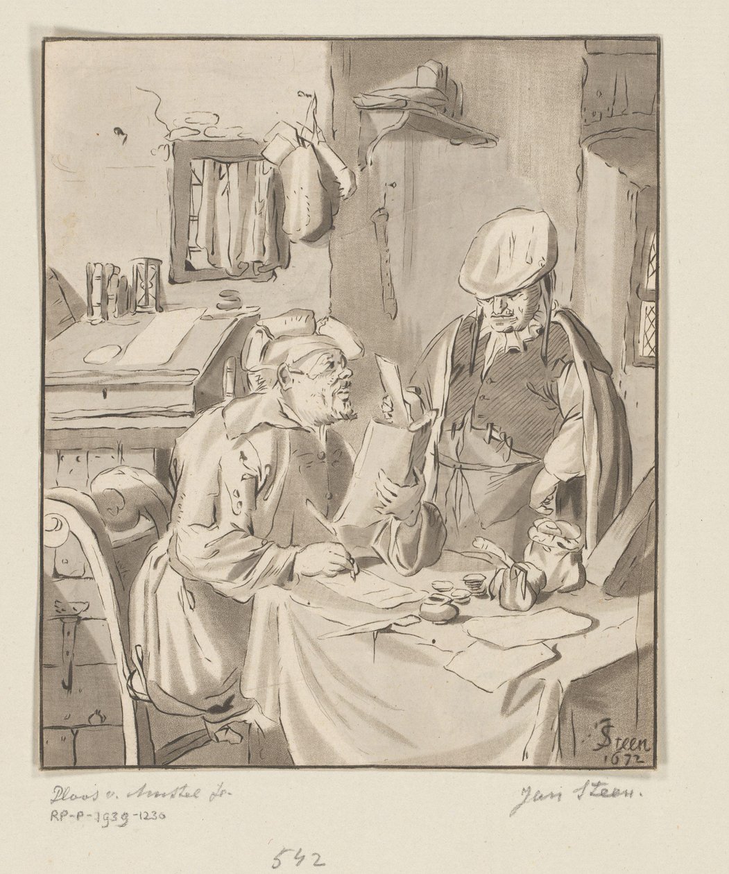 Autor listu autorstwa Bernhard Schreuder