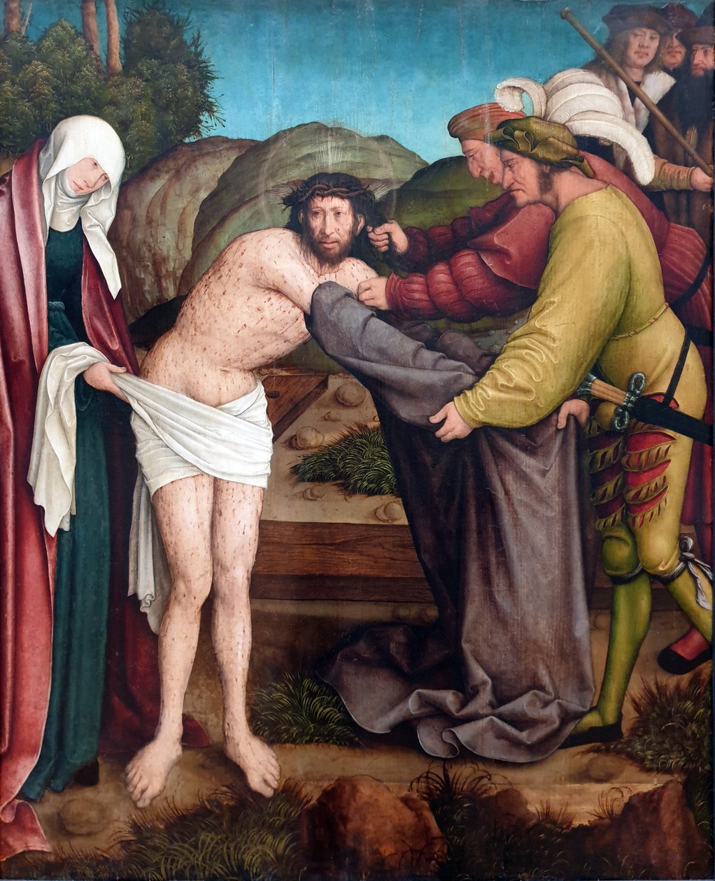 Niemiecki: Die Entkleidung Christi Przebranie Chrystusa autorstwa Bernhard Strigel