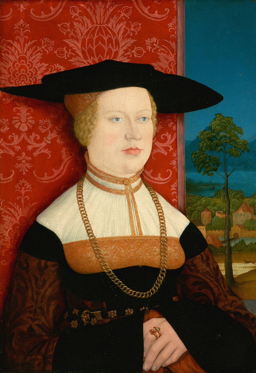 Margarethe Vöhlin, 1527. autorstwa Bernhard Strigel