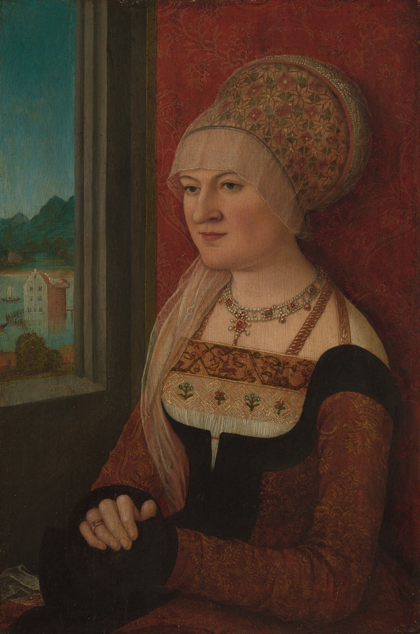 Portret kobiety, ok. 1510-15 (olej na lipie) autorstwa Bernhard Strigel