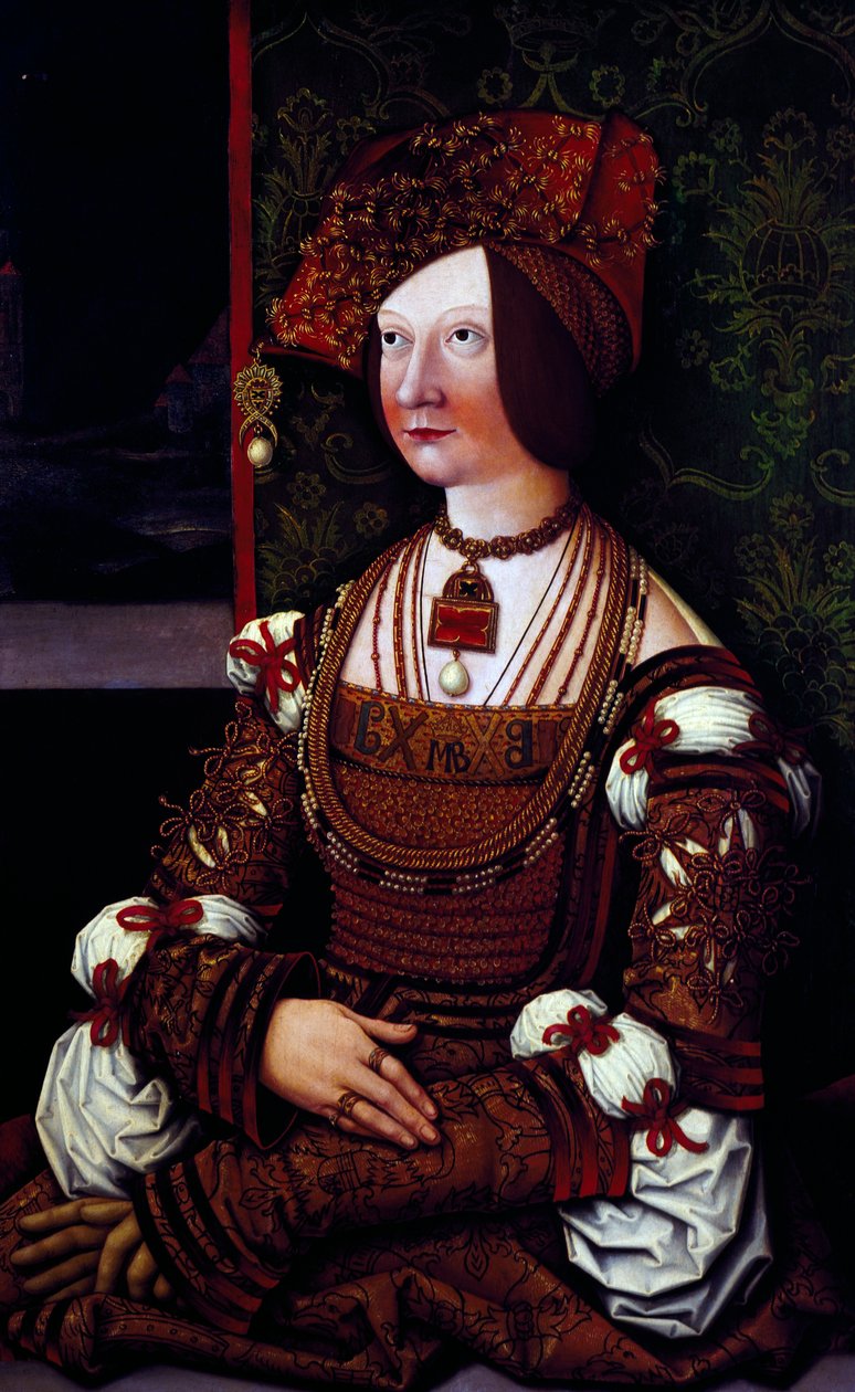 Portret cesarzowej Bianki Marii Sforzy (obraz) autorstwa Bernhard Strigel
