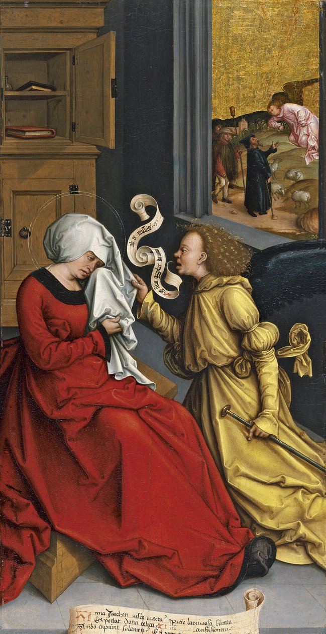 Zwiastowanie św. 1505-1510 autorstwa Bernhard Strigel