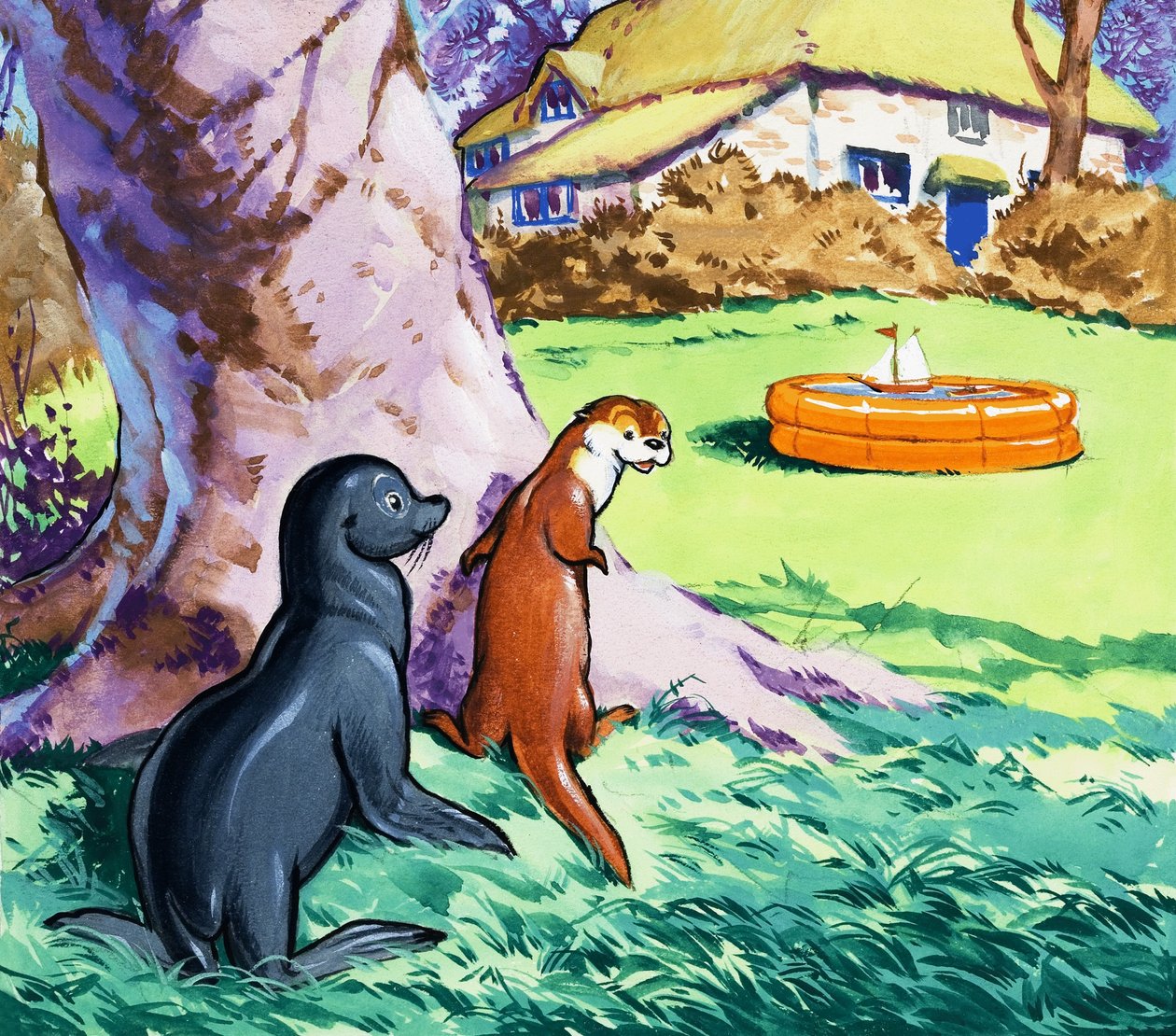 Fliptail the Otter autorstwa Bert Felstead