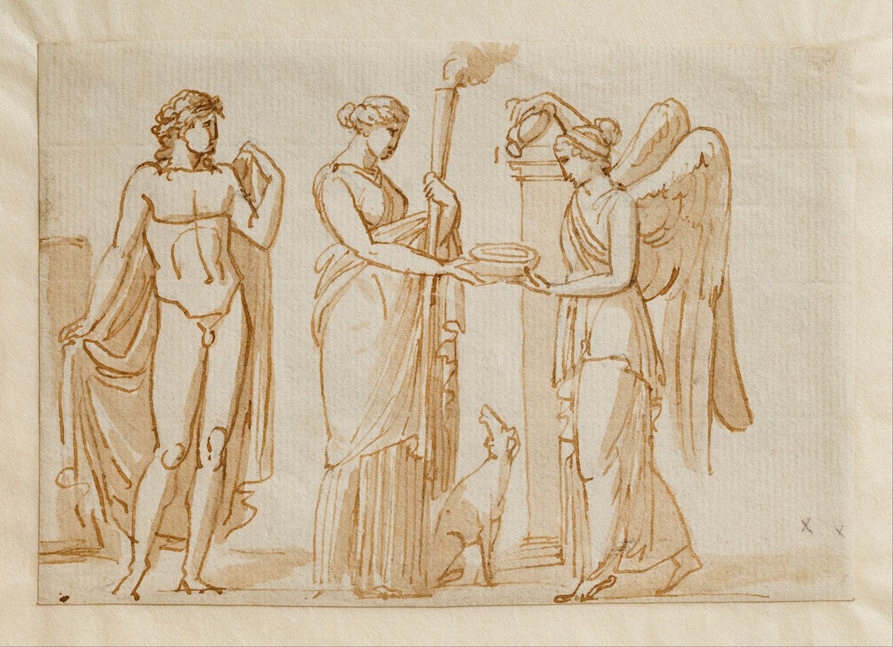 Bachus, Diana i Zwycięstwo () autorstwa Bertel Thorvaldsen