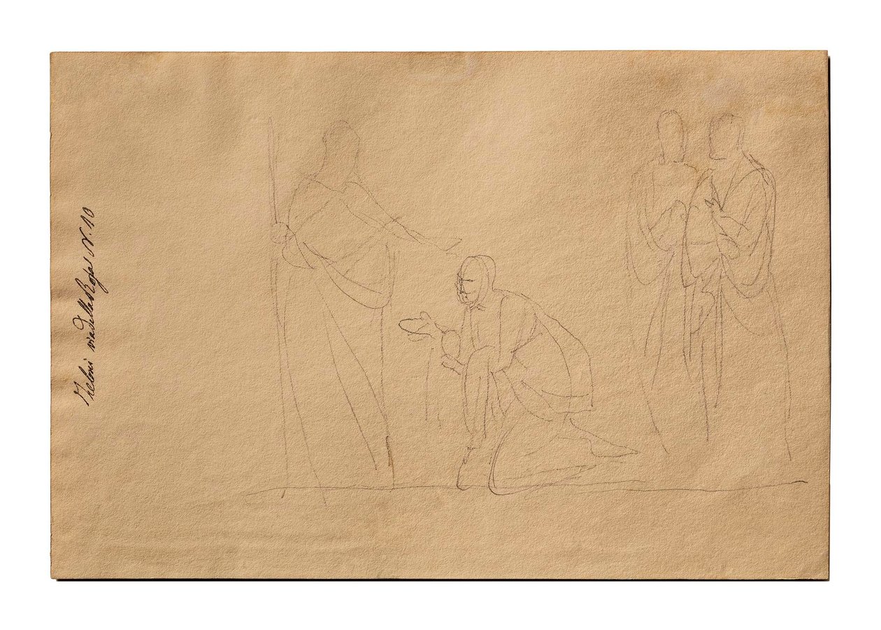 Christus und die kanaanäische Frau autorstwa Bertel Thorvaldsen
