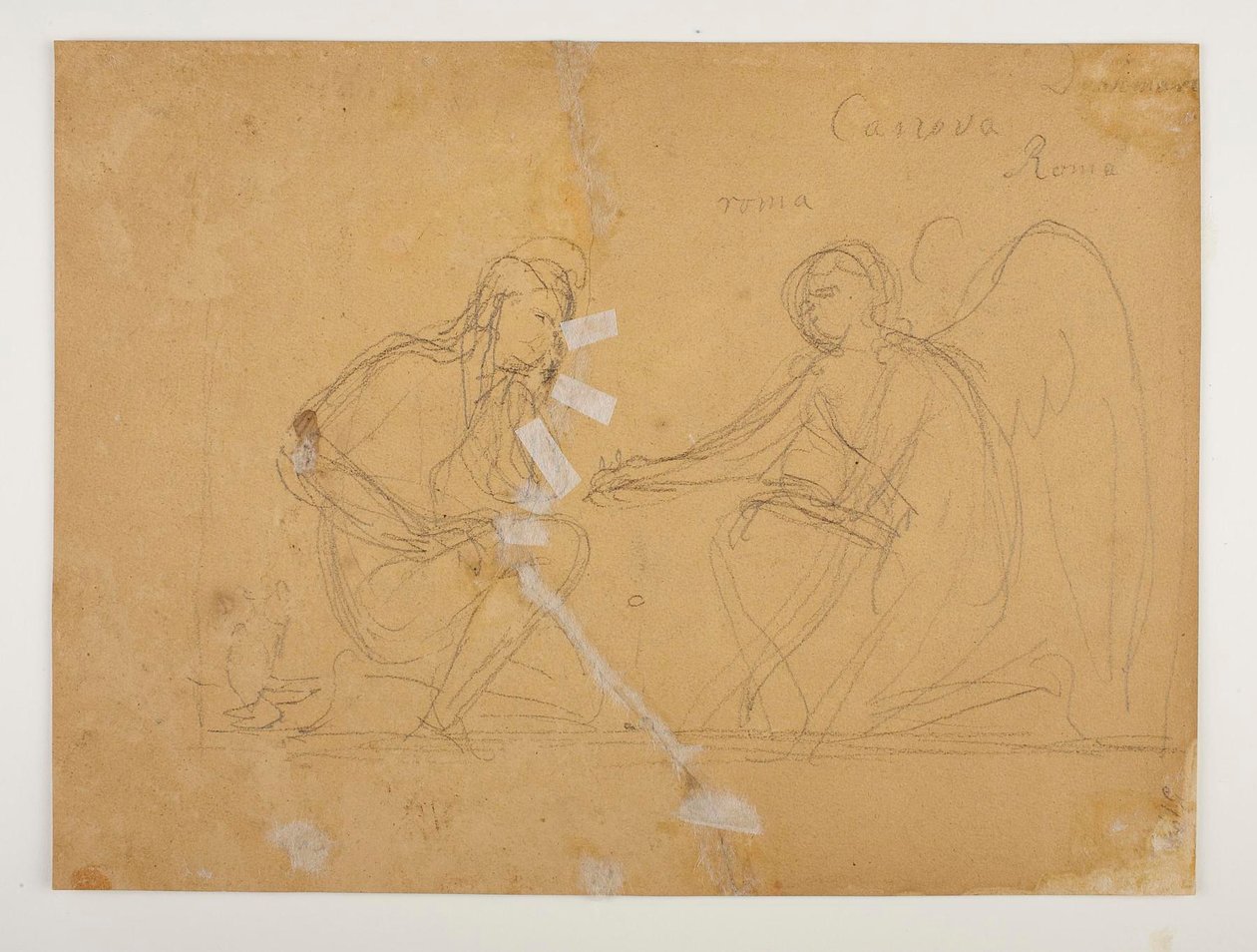 Cupid und Ganymede spielen Terre autorstwa Bertel Thorvaldsen