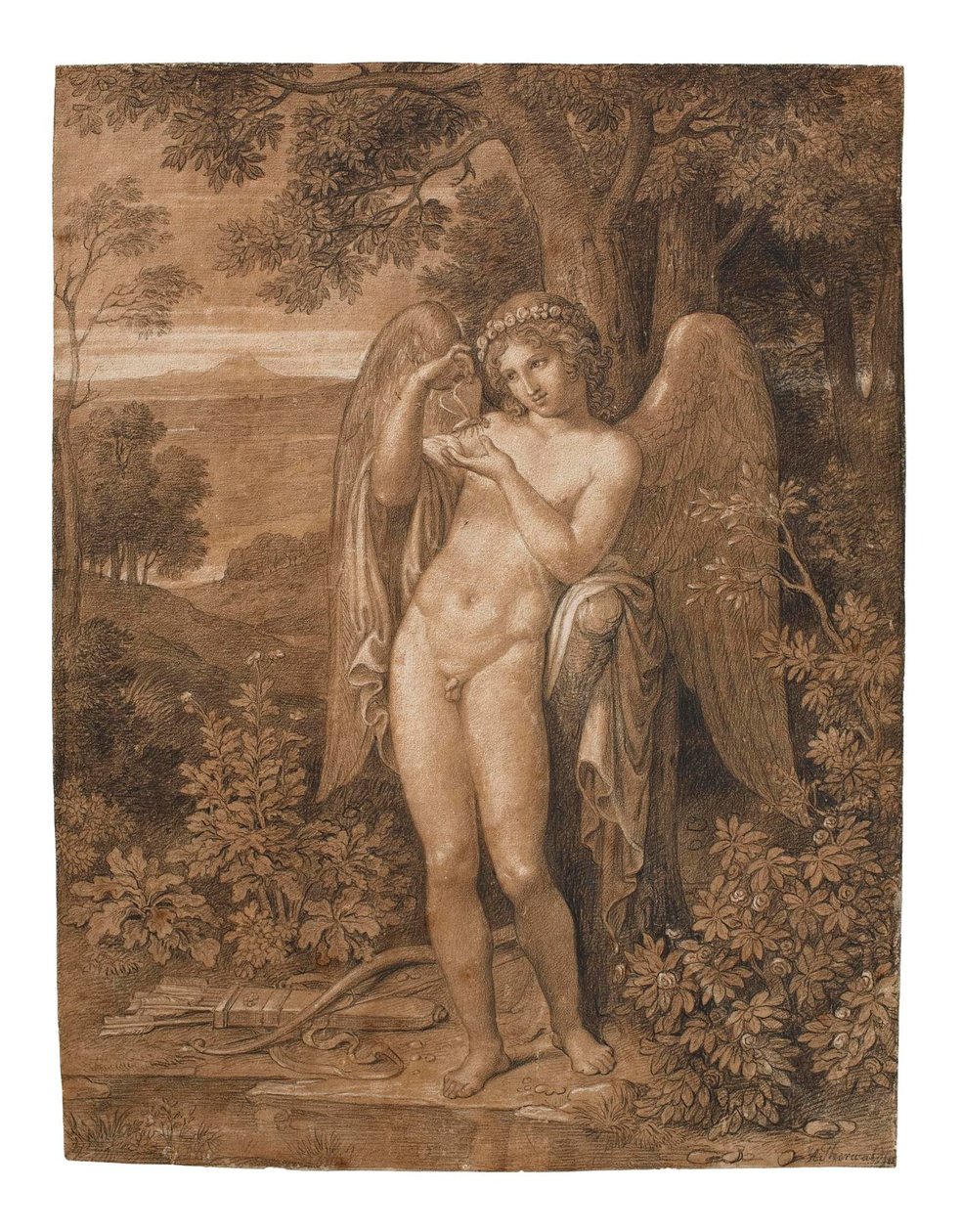 Amor z motylem autorstwa Bertel Thorvaldsen