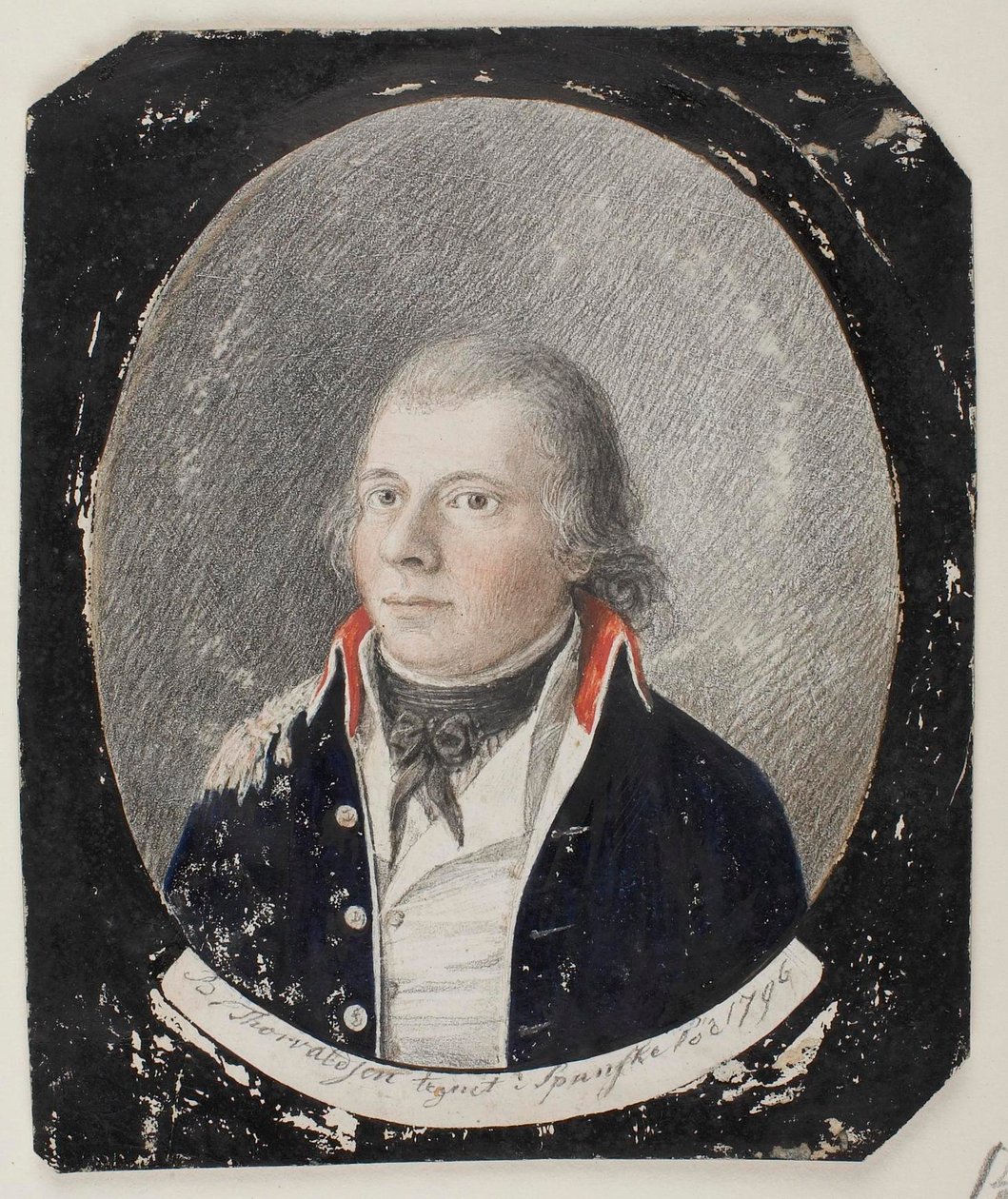 Porucznik Gerhard Sievers Bille autorstwa Bertel Thorvaldsen