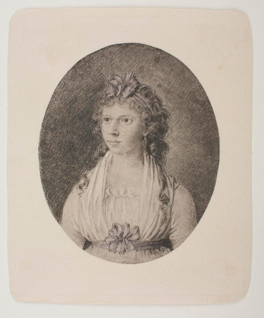 Portret Maren Schou West, z domu Grønlund autorstwa Bertel Thorvaldsen