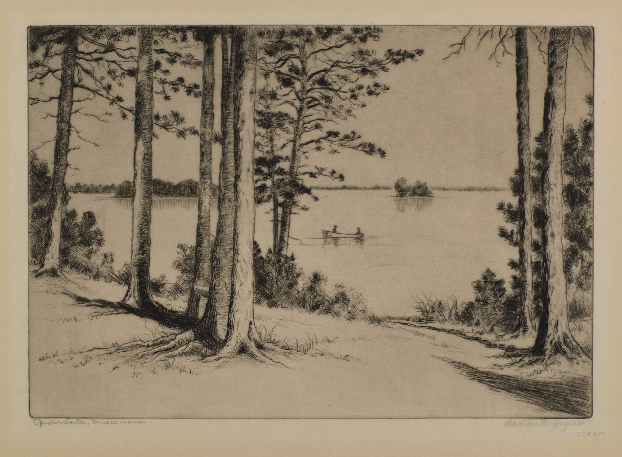Spider Lake, Wisconsin autorstwa Bertha E. Jaques