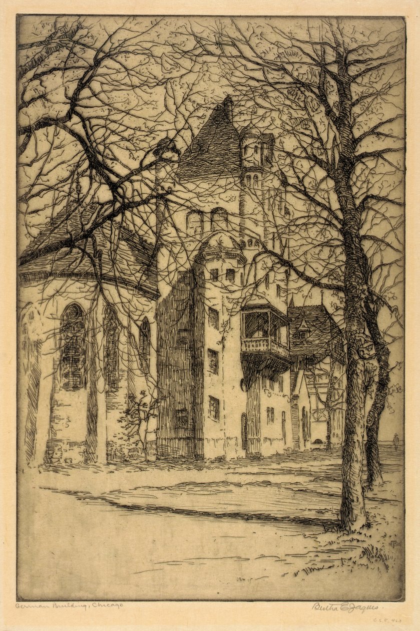German Building, Chicago autorstwa Bertha Evelyn Jaques