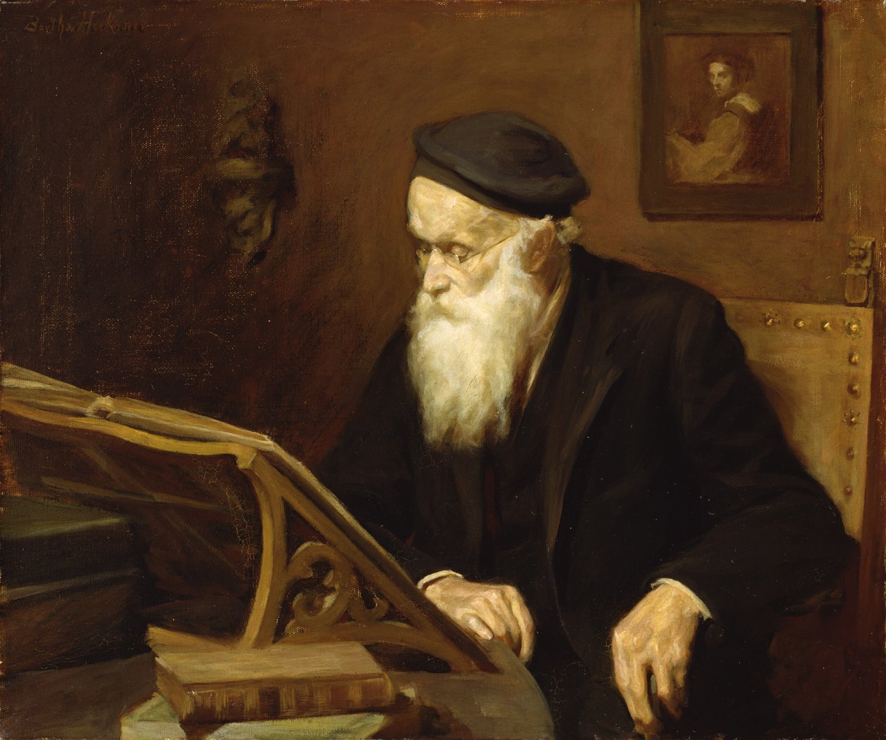 Robak Książkowy, 1915 autorstwa Bertha Herkomer
