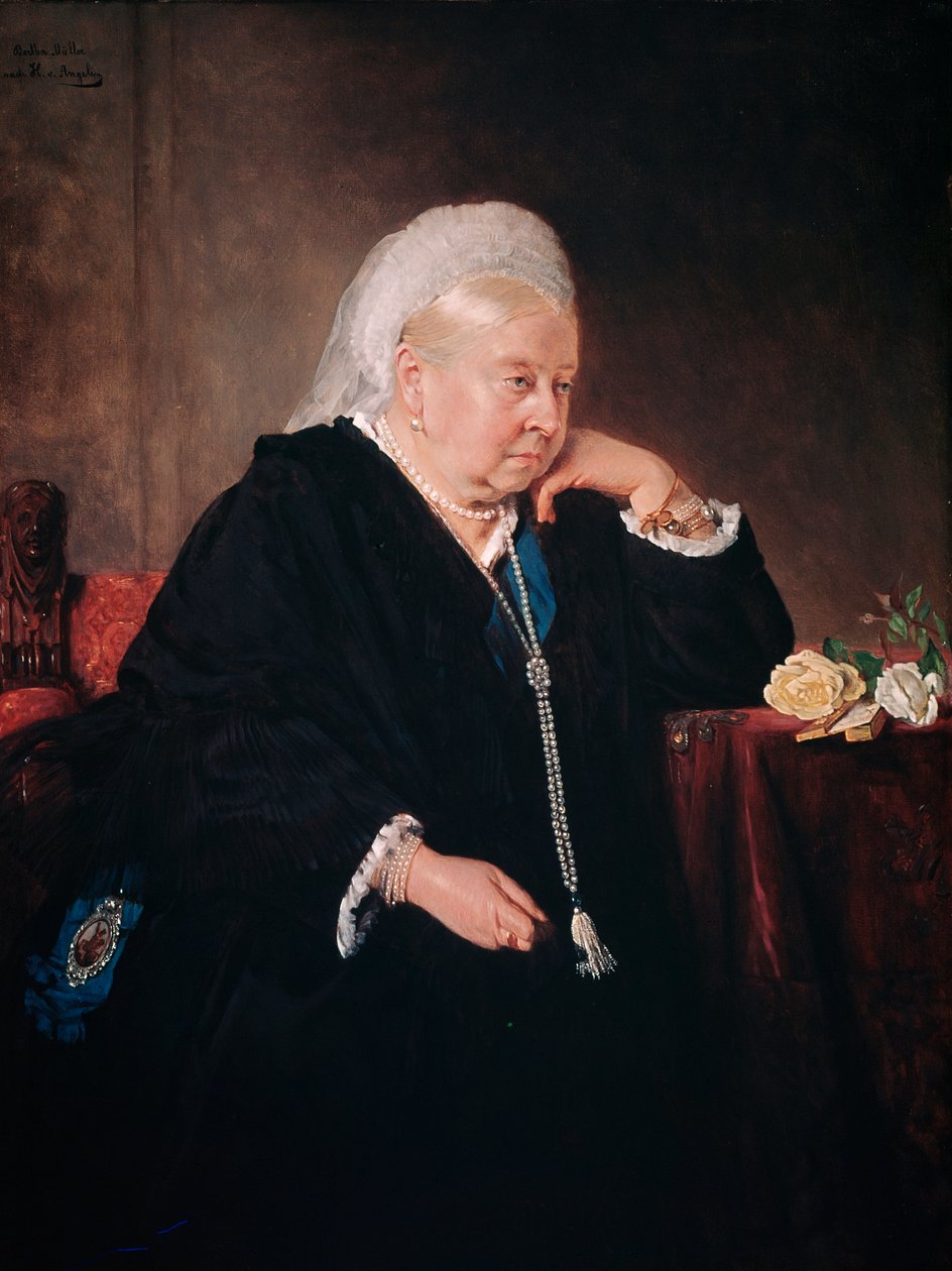 Portret królowej Wiktorii (malarstwo) autorstwa Bertha Muller