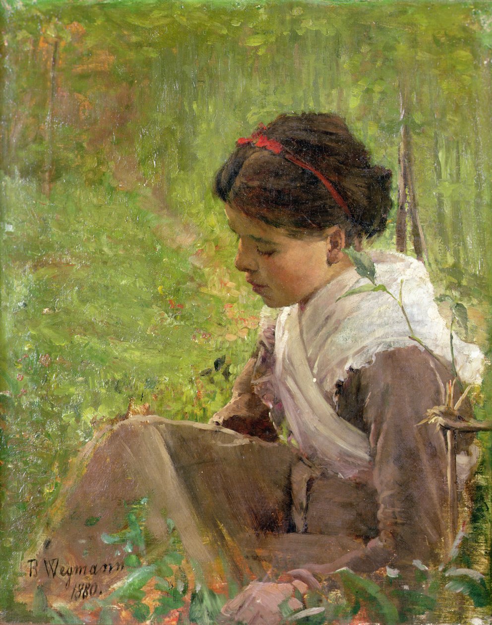 W lesie autorstwa Bertha Wegmann
