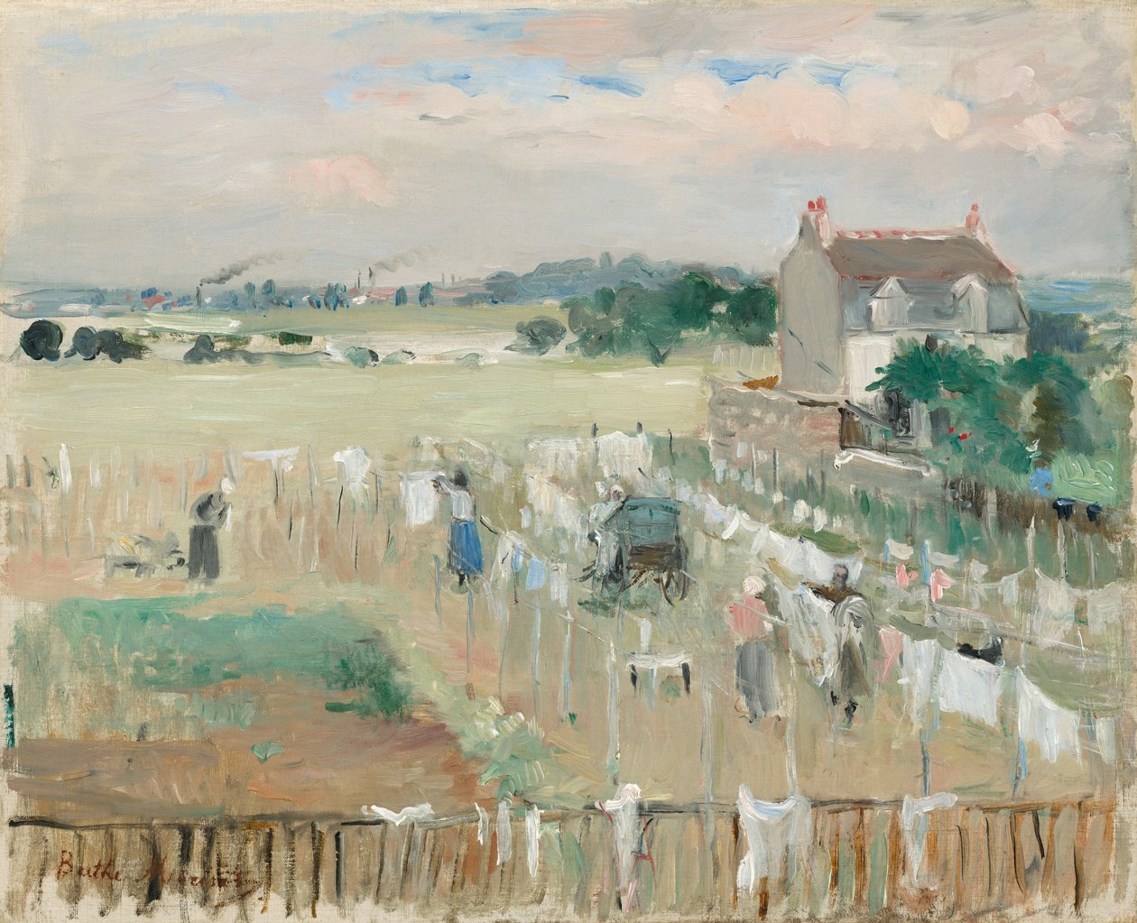 Praczka Percher autorstwa Berthe Morisot