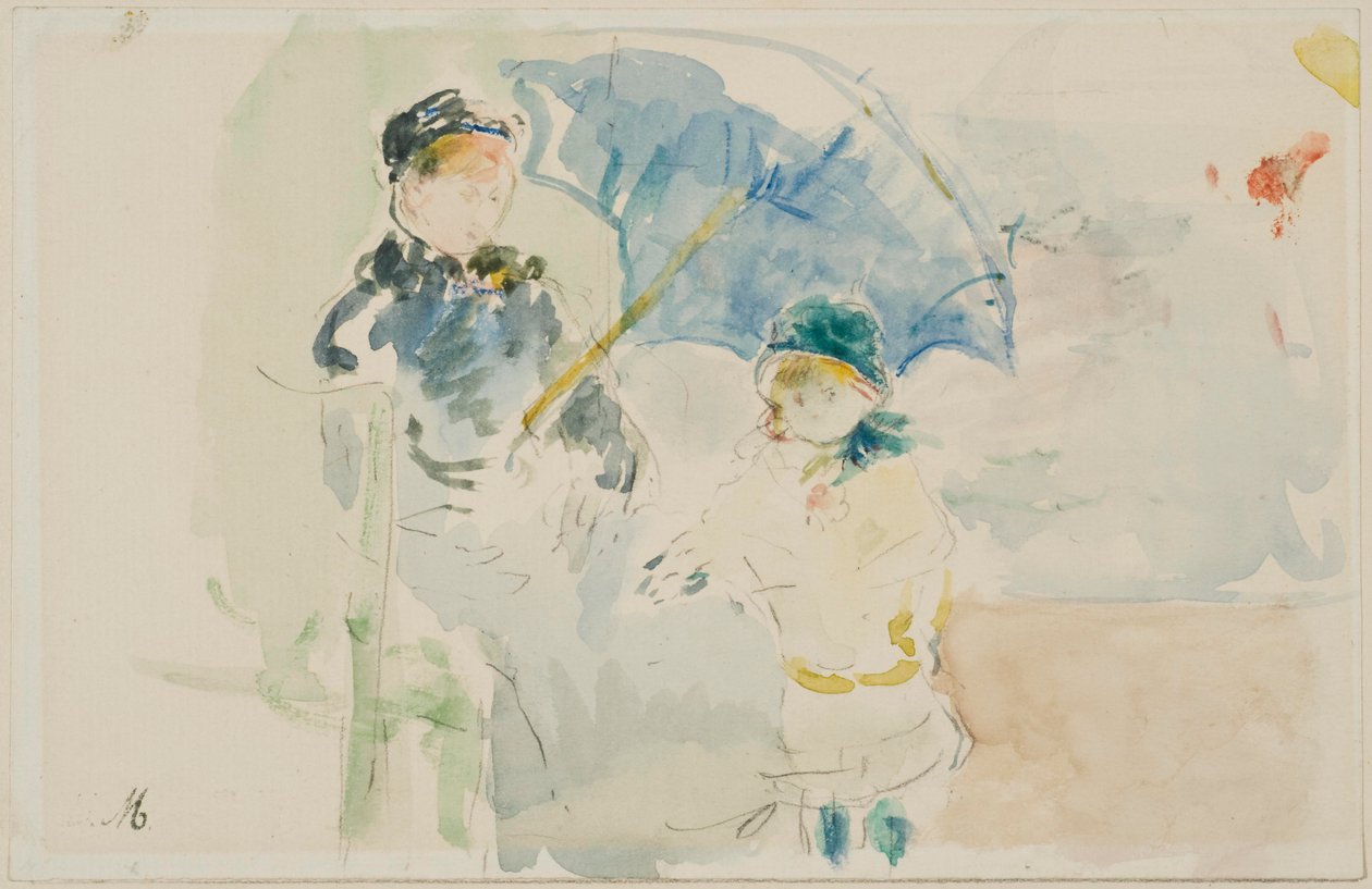 Ładna plaża? autorstwa Berthe Morisot
