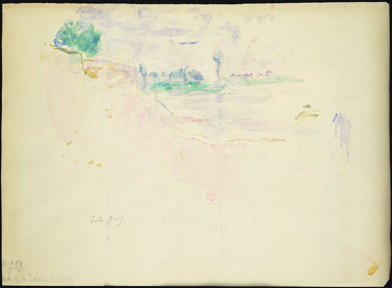 Brzegi Loary, 1887 autorstwa Berthe Morisot
