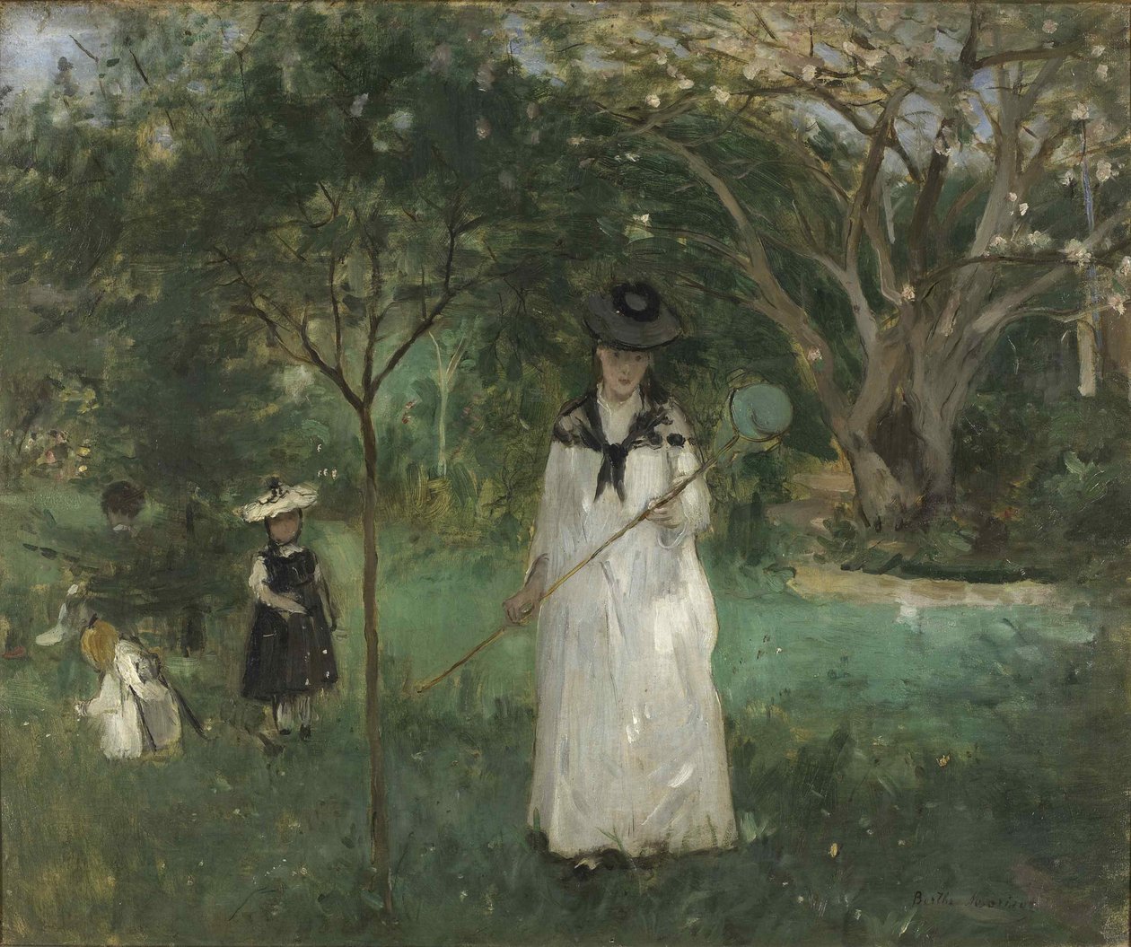 Polowanie na motyle, 1874. autorstwa Berthe Morisot