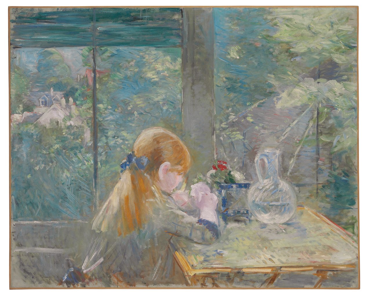 Na werandzie, 1884 autorstwa Berthe Morisot
