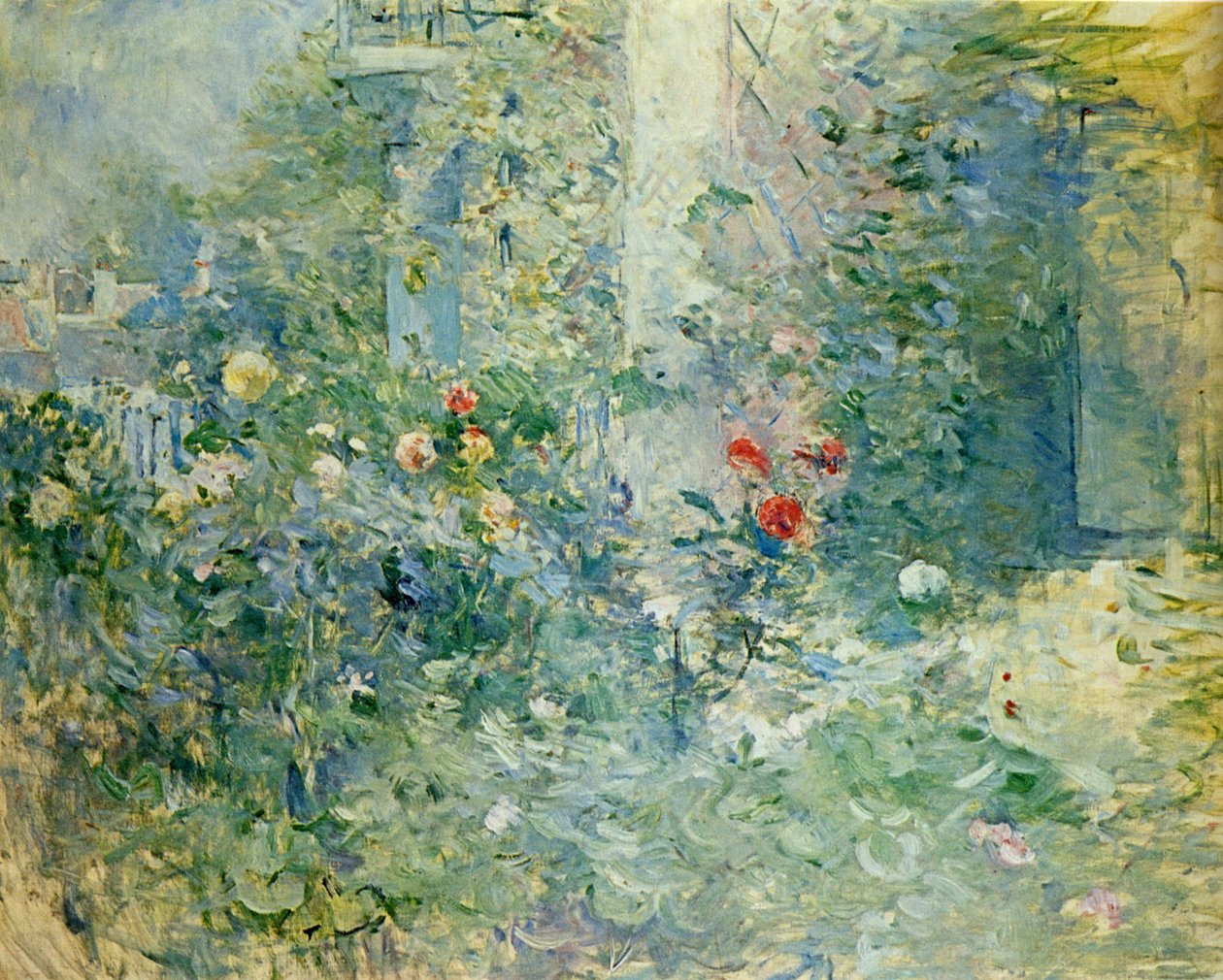 Ogród w Bougival Ogród w Bougival, 1884 autorstwa Berthe Morisot