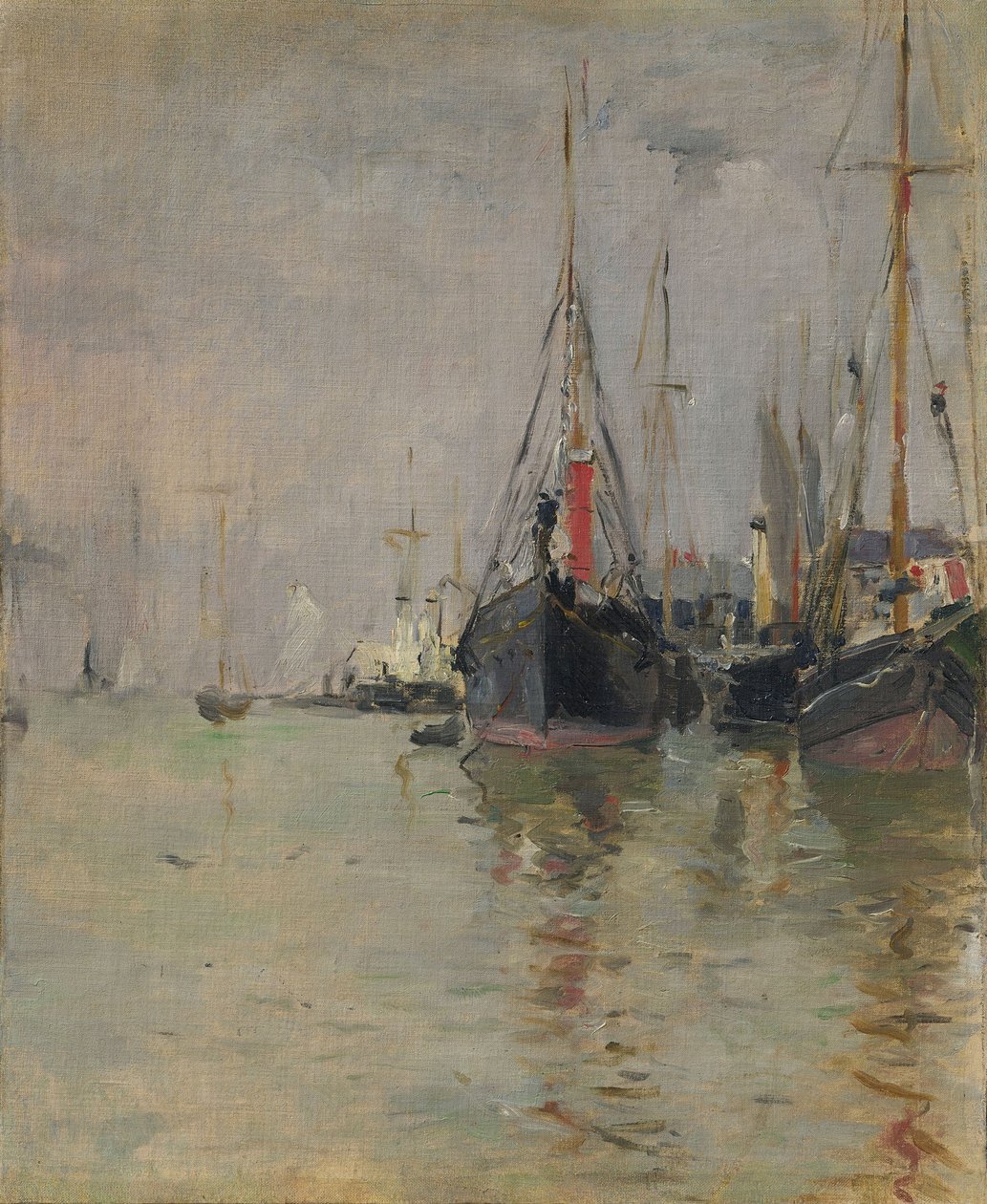 Niemiecki: Die Themse Tamiza autorstwa Berthe Morisot