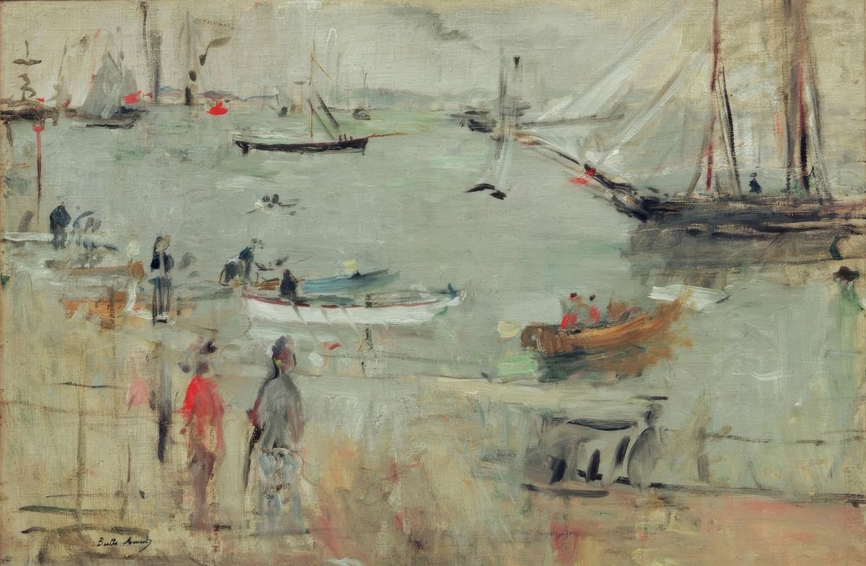 Hafenszene, Wyspa Wight autorstwa Berthe Morisot