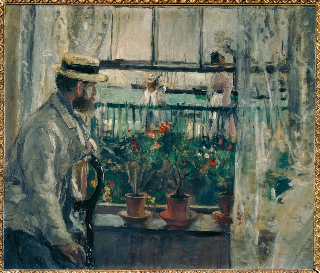 Wnętrze, Wyspa Wight autorstwa Berthe Morisot