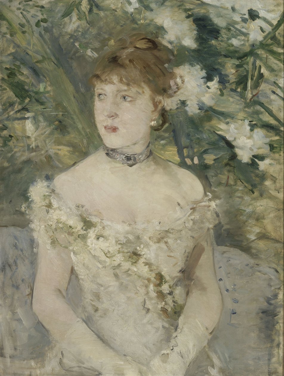 Młoda kobieta na balu autorstwa Berthe Morisot