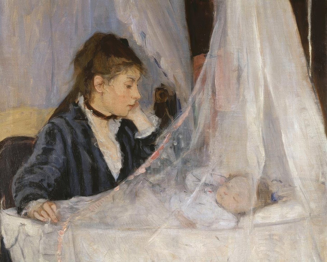 Kołyska autorstwa Berthe Morisot