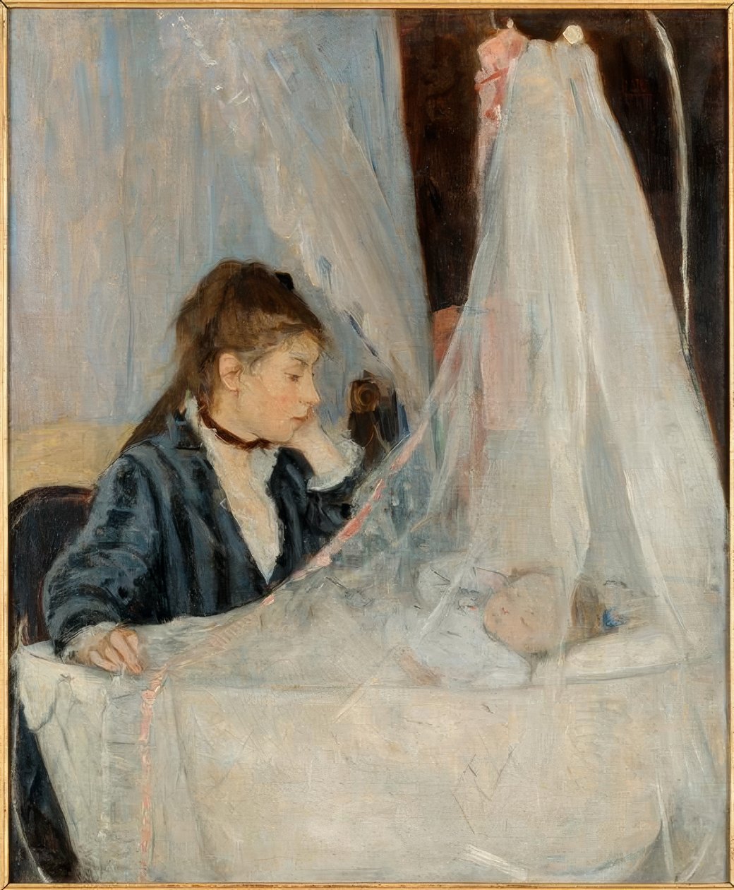 Kołyska autorstwa Berthe Morisot
