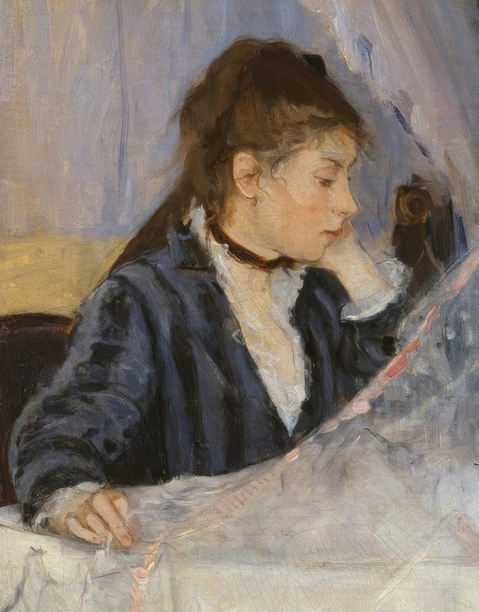 Kołyska autorstwa Berthe Morisot