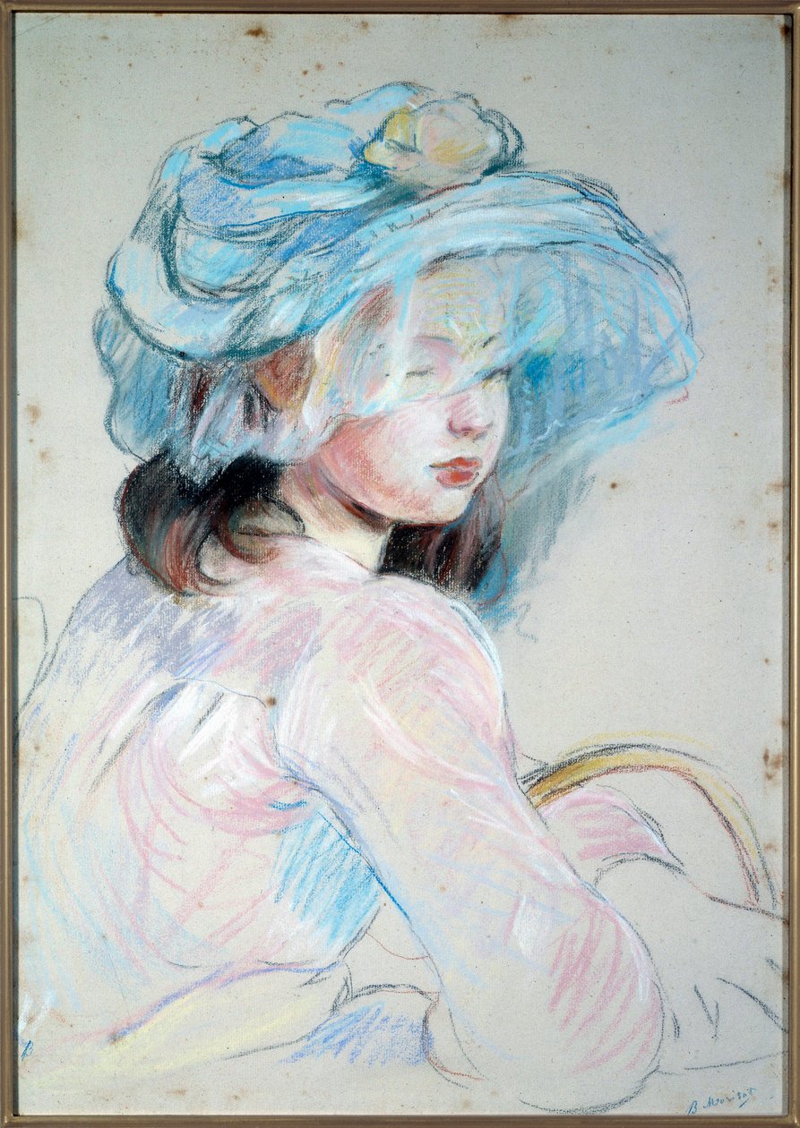 Mała dziewczynka z koszem autorstwa Berthe Morisot