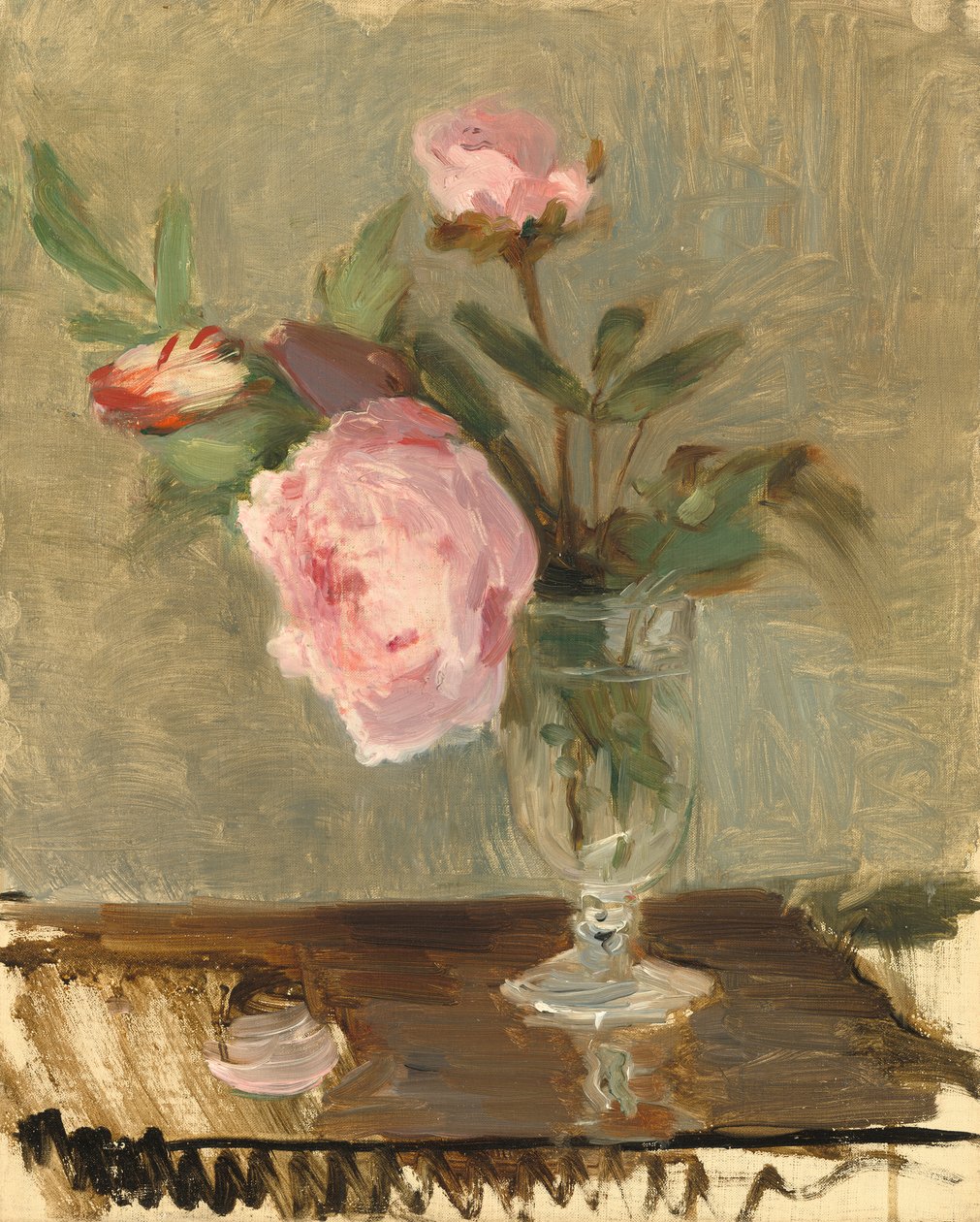 Piwonie, ok. 1869 autorstwa Berthe Morisot
