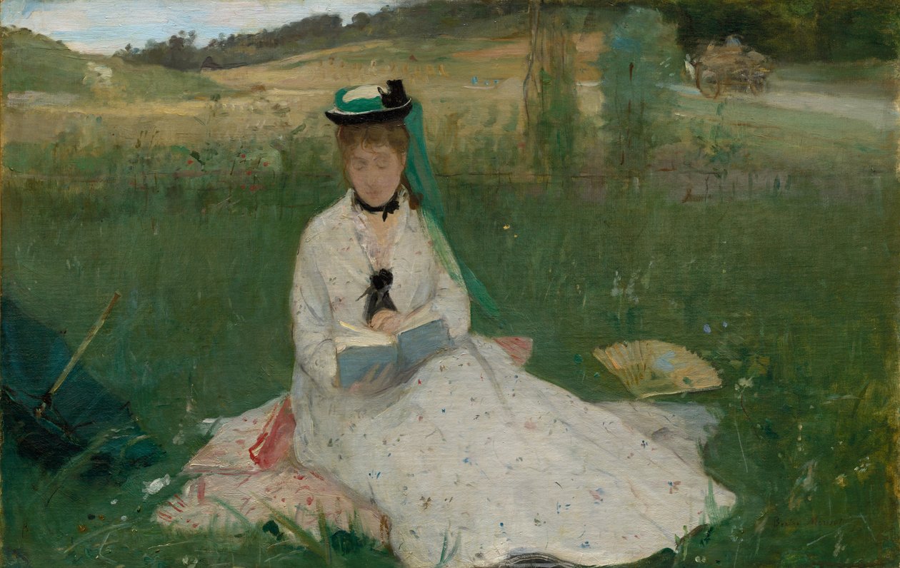 Czytanie, 1873. autorstwa Berthe Morisot