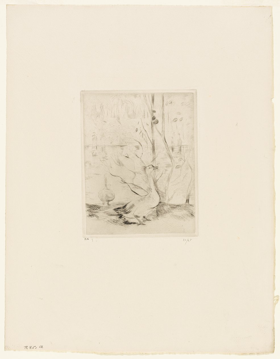 Gęś autorstwa Berthe Morisot