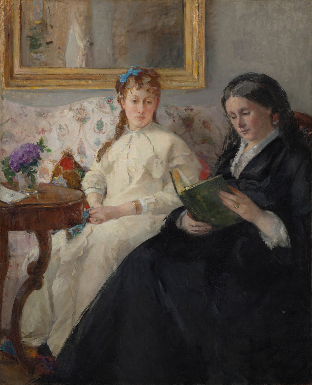Matka i siostra artystki autorstwa Berthe Morisot
