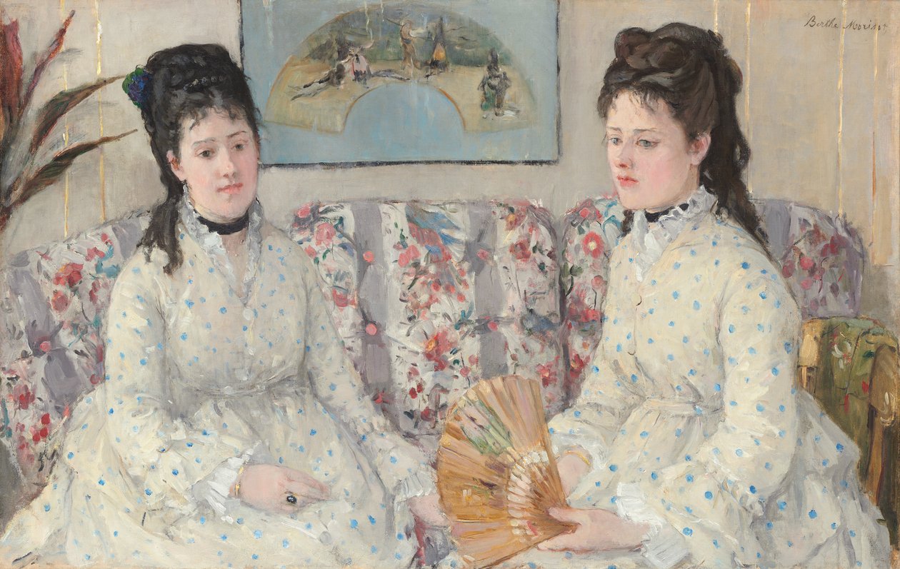 Siostry, 1869 autorstwa Berthe Morisot