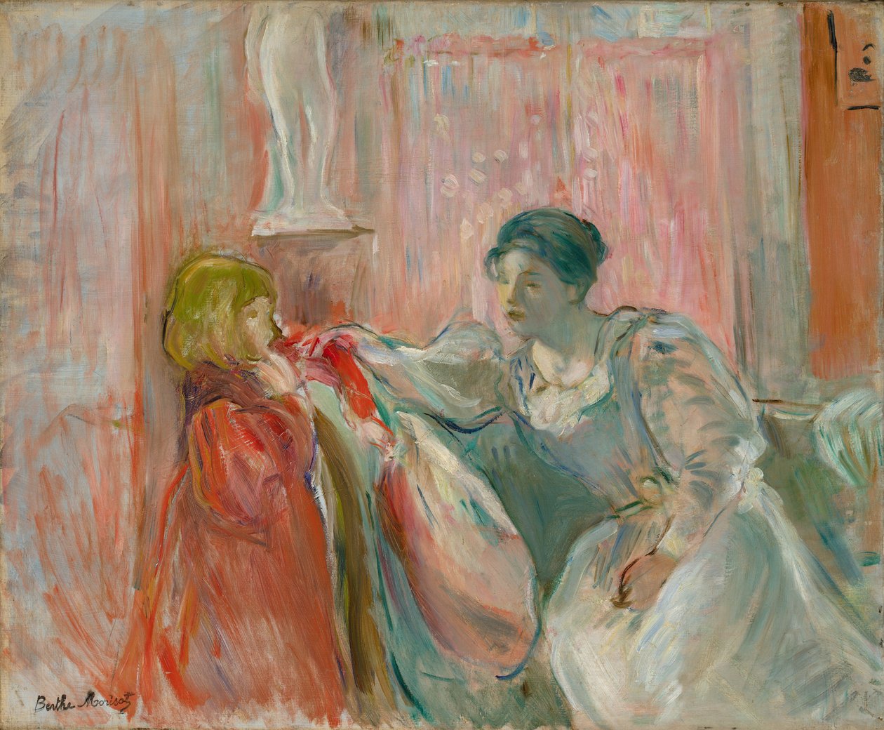 Kobieta i dziecko autorstwa Berthe Morisot