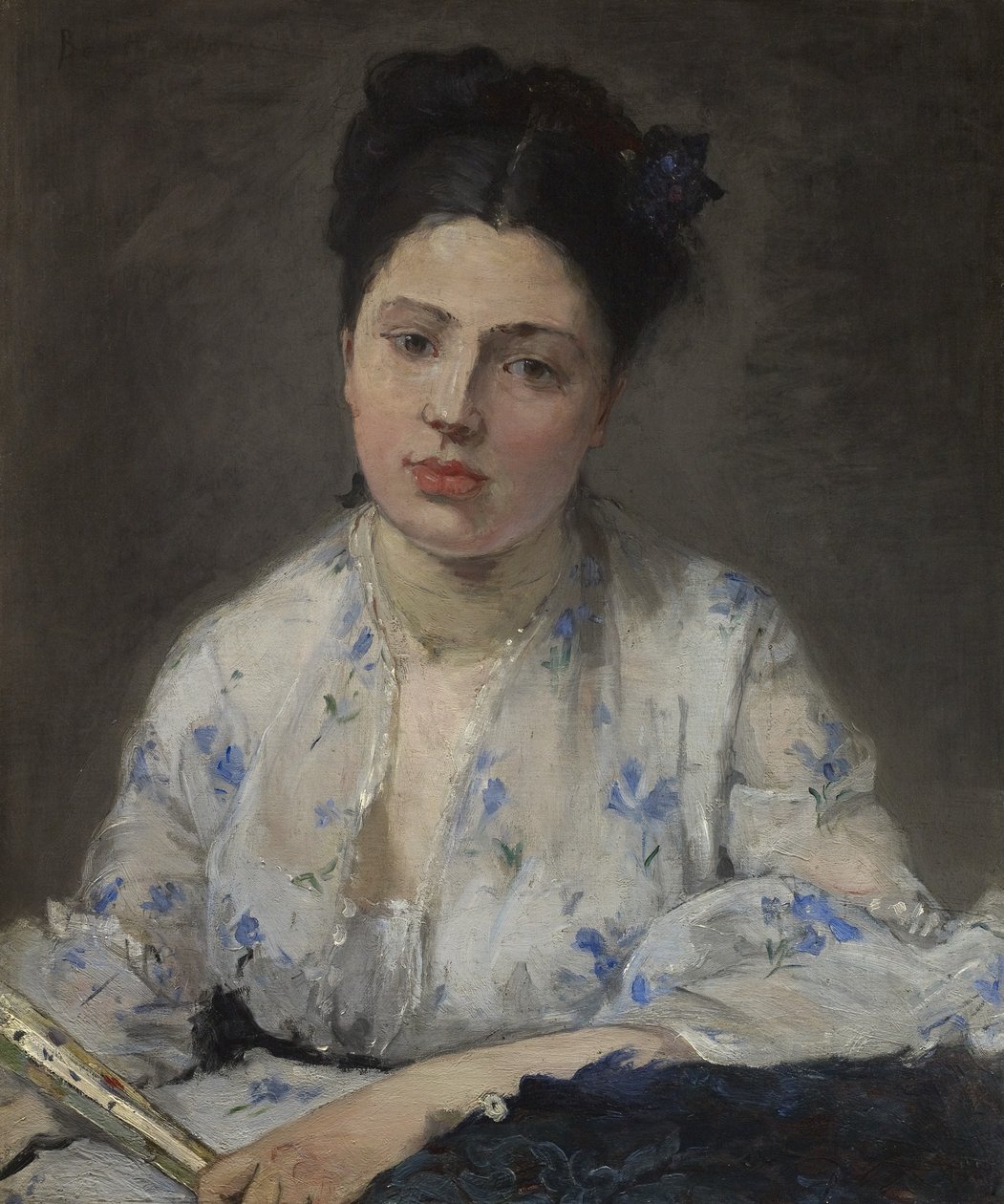 Młoda kobieta 1871 autorstwa Berthe Morisot