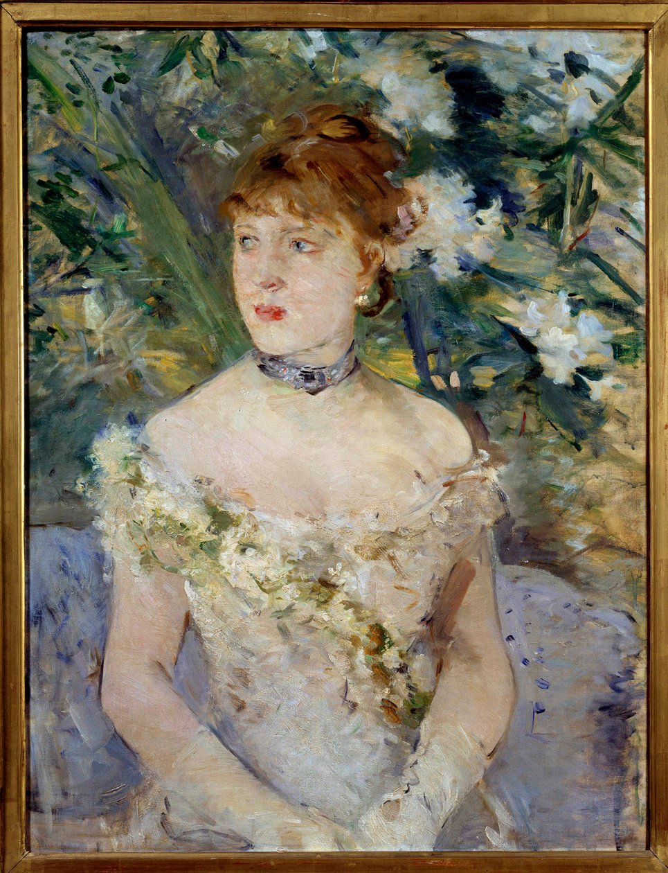 Obraz młodej kobiety w toalecie balowej autorstwa Berthe Morisot autorstwa Berthe Morisot